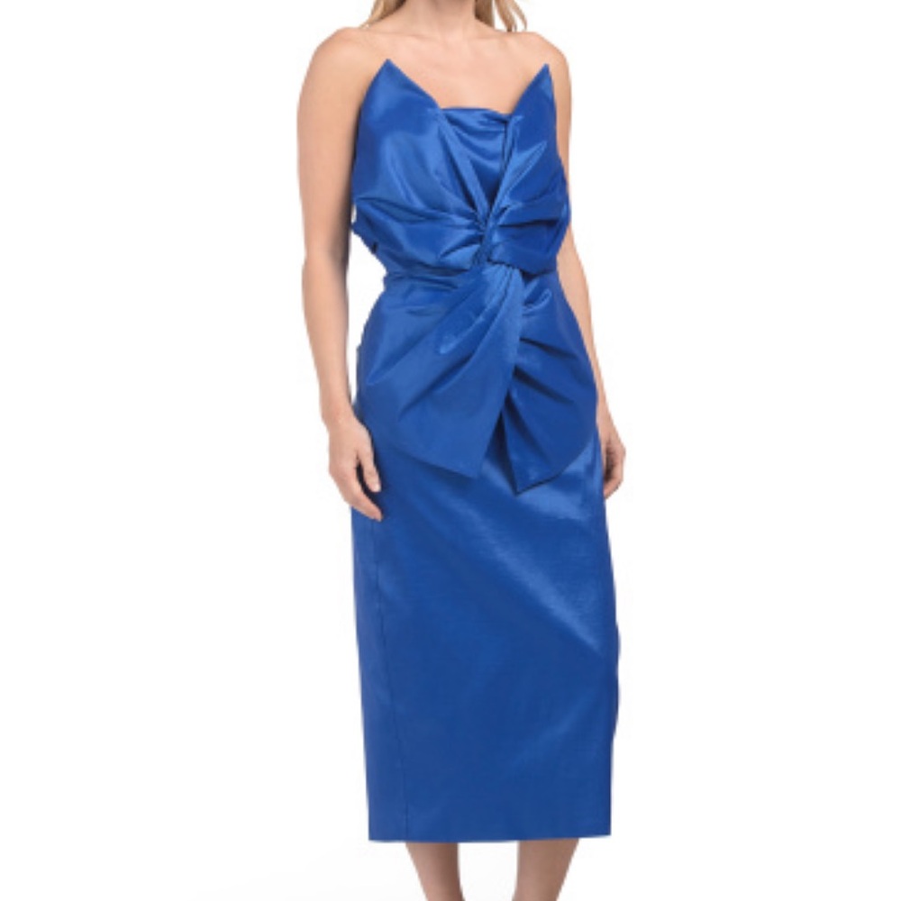 Milly Elegant Blue Women's Dress fits like US6/8